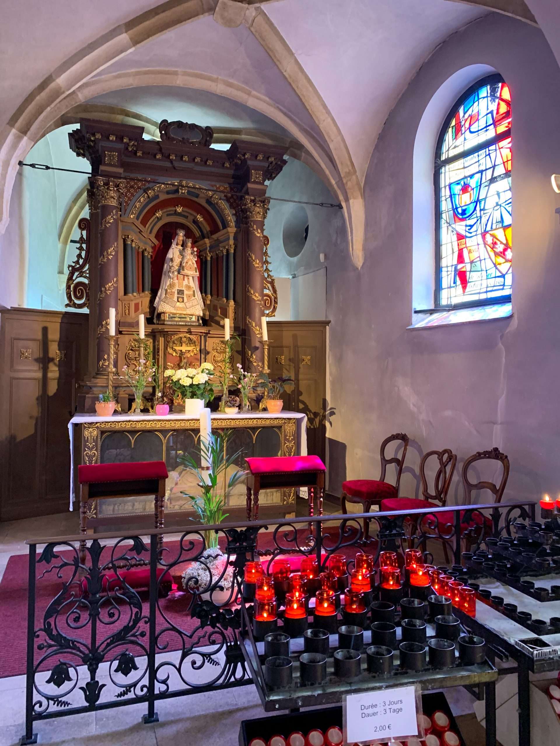 Image showing the inside areas of St Michael's church in Luxembourg city