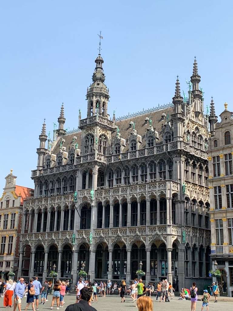 Image shows the Kings House located in the Grand-Place in the historic center of Brussels