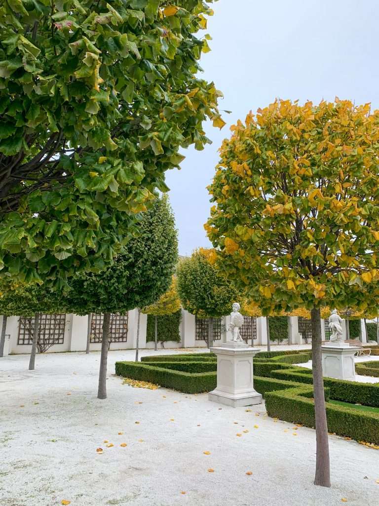 Image shows part of the Bratislava Castle gardens