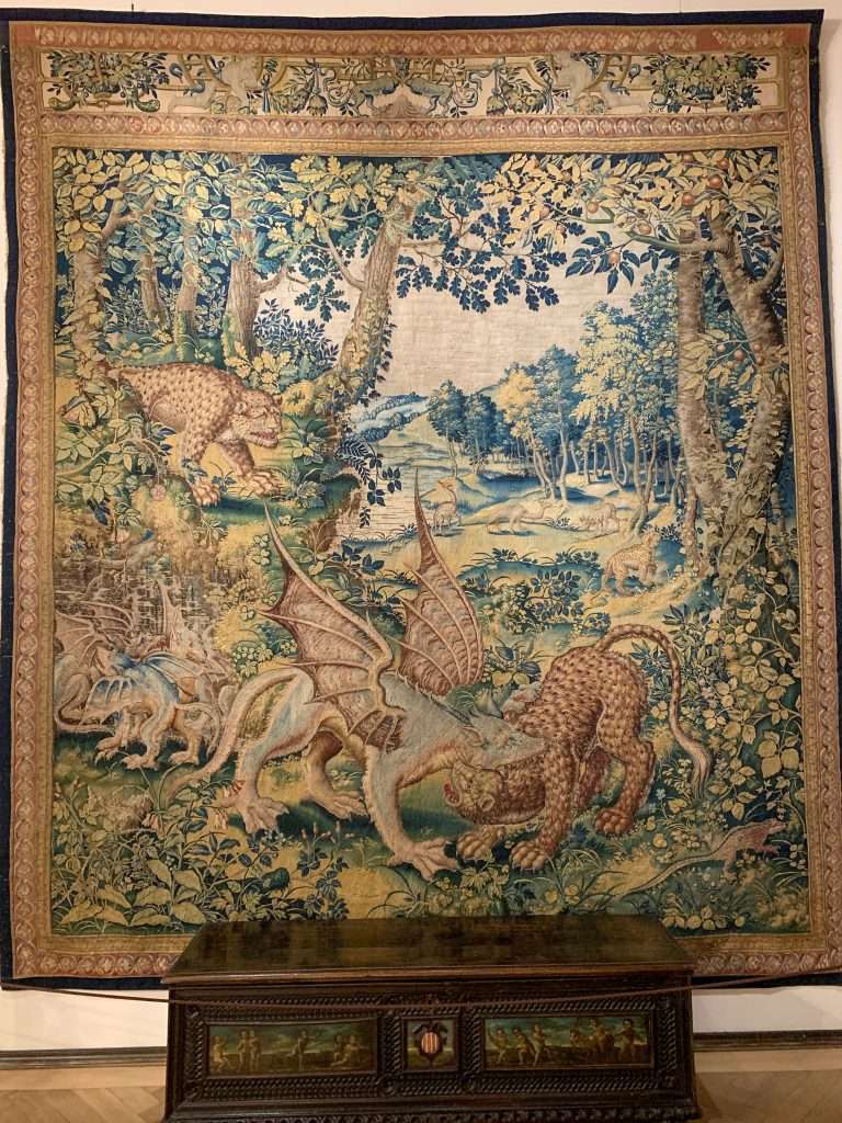 Beautiful tapestries in Wawel Castle are among the best things to see in Krakow