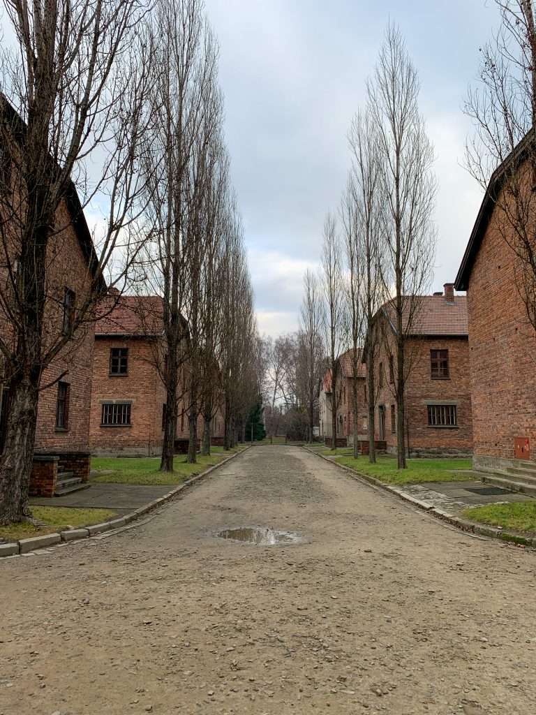 Dormitory blocks at Auschwitz I