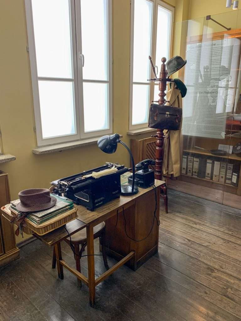 Image shows a scene within Oskar Schindler’s Factory Museum. A visit here is one of the best things to see in Kraków