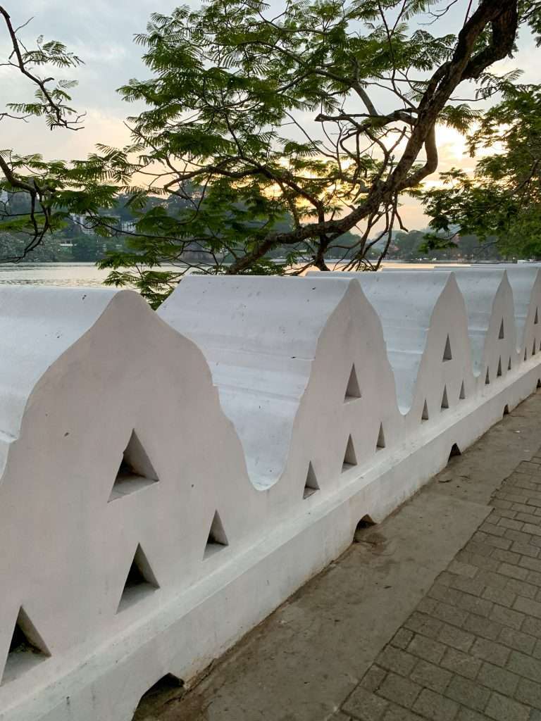 Image shows Cloudy Walls surrounding Lake Kandy 