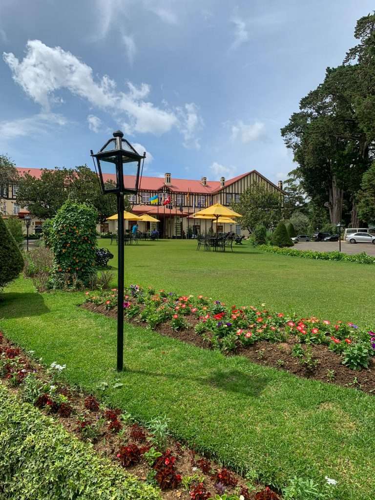 Image shows The Grand Hotel in Nuwara Eliya, one of the best places to visit in Sri Lanka 