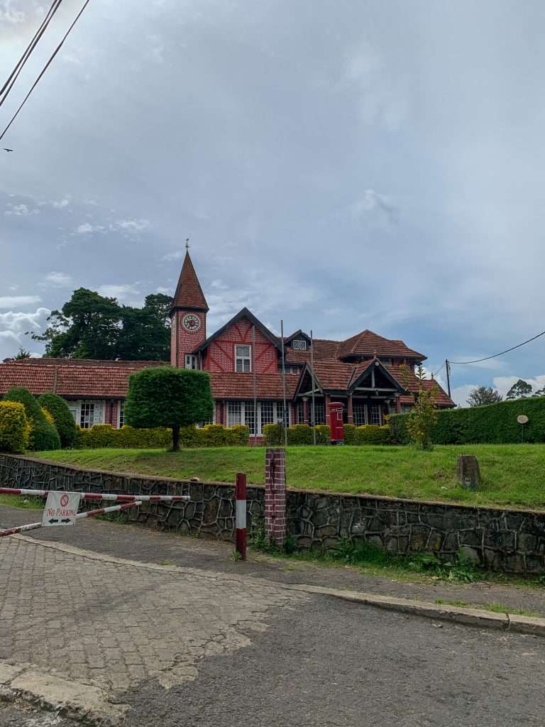 Image shows the Post Office in Nuwara Eliya. This town is one of the best places to visit in Sri Lanka 