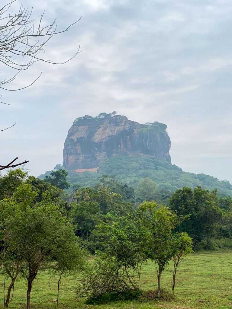 Image shows Sigirya, also known as Lion Rock, one of the best things to see in Sri Lanka 