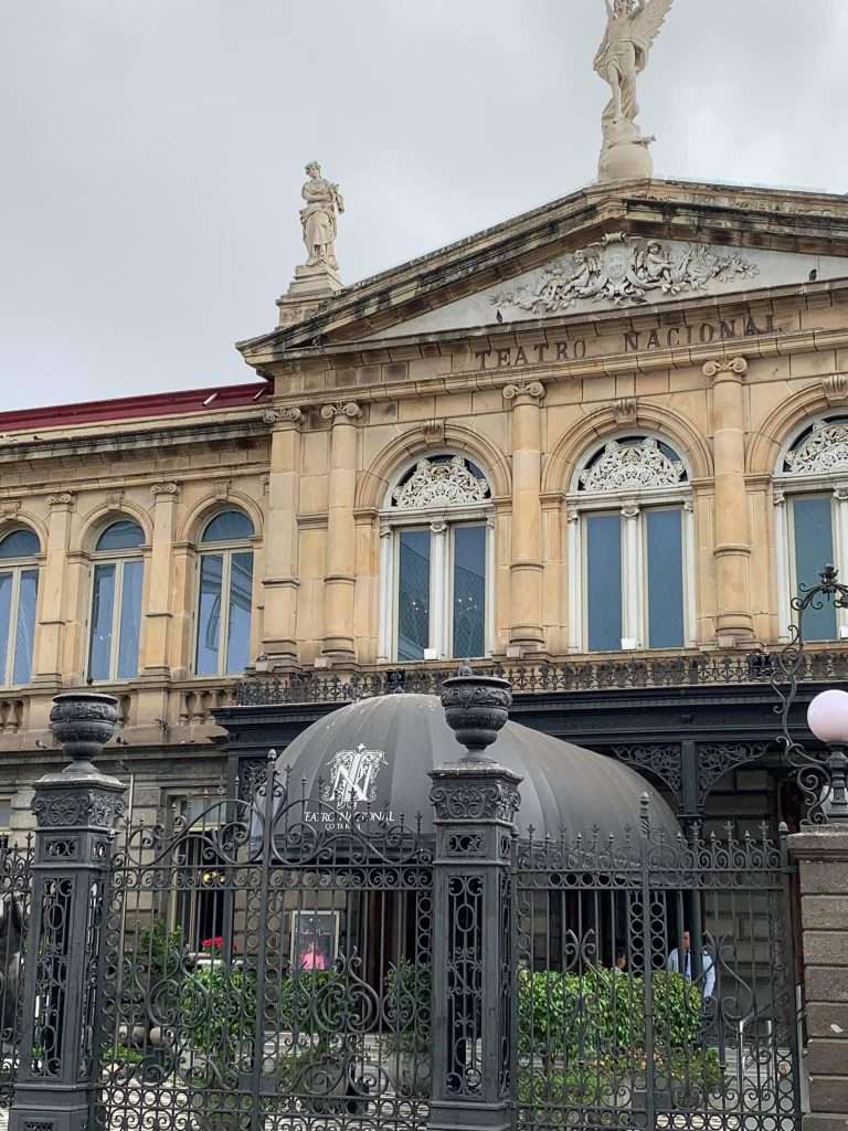 Images shows the National Theatre of Costa Rica in San Jose, a must see during a visit to the Costa Rican capital.